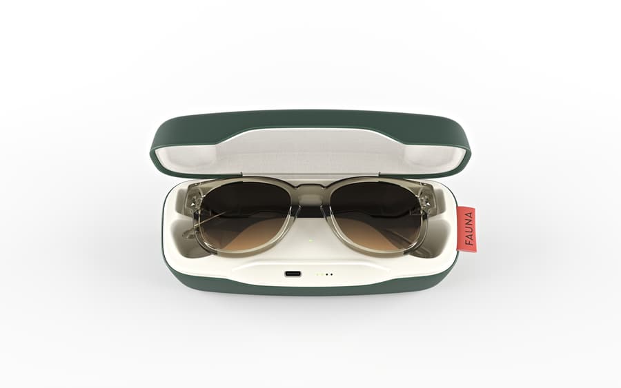 Audiosonnenbrille Fauna Spiro Transparent Brown